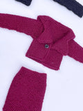 Handmade by Jiu 042 - Knitting Suit For 12“ Dolls Like Fashion Royalty FR Poppy Parker PP Nu Face NF