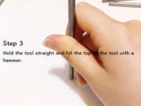 W004 Rivet Studs Setter Tool For 3mm 4mm Mini Rivet Studs Doll Clothes Sewing Craft Supply